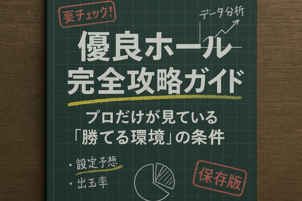 スロット優良ホールの選び方｜初心者も勝てる5つの視点と3ステップ