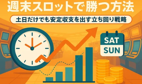 週末スロット 勝ち方 立ち回り